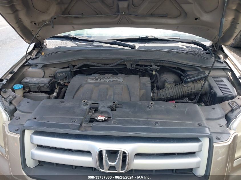 2007 Honda Pilot Ex-L VIN: 5FNYF28577B006130 Lot: 39737830