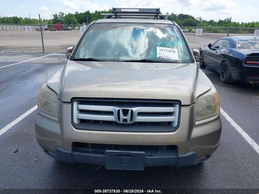 2007 Honda Pilot Ex-L VIN: 5FNYF28577B006130 Lot: 39737830
