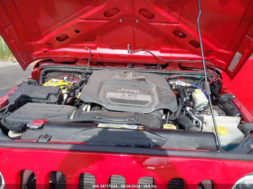 2012 Jeep Wrangler Unlimited Sport VIN: 1C4BJWDG4CL166816 Lot: 39737834