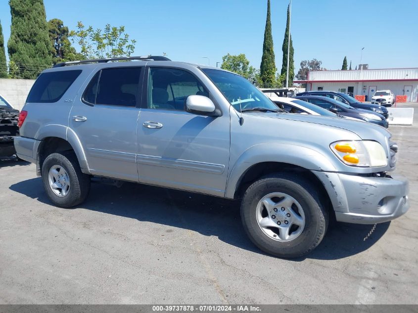 2002 Toyota Sequoia Sr5 V8 VIN: 5TDZT34AX2S075680 Lot: 39737878