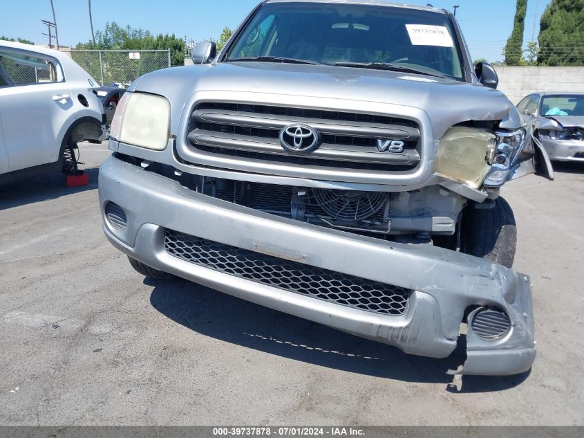 2002 Toyota Sequoia Sr5 V8 VIN: 5TDZT34AX2S075680 Lot: 39737878