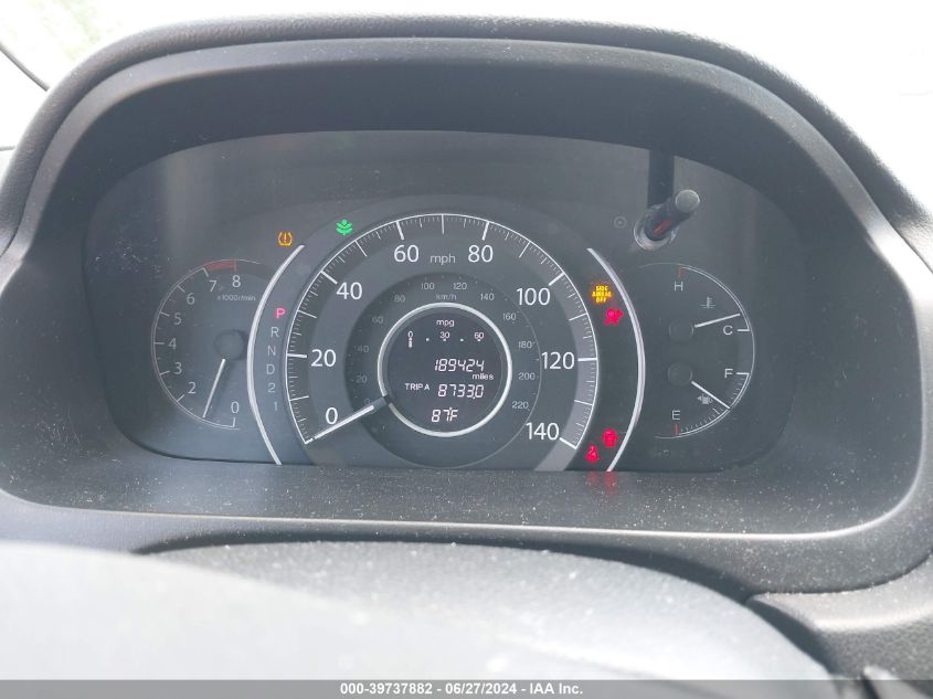 2014 Honda Cr-V Ex-L VIN: 5J6RM4H71EL074242 Lot: 39737882