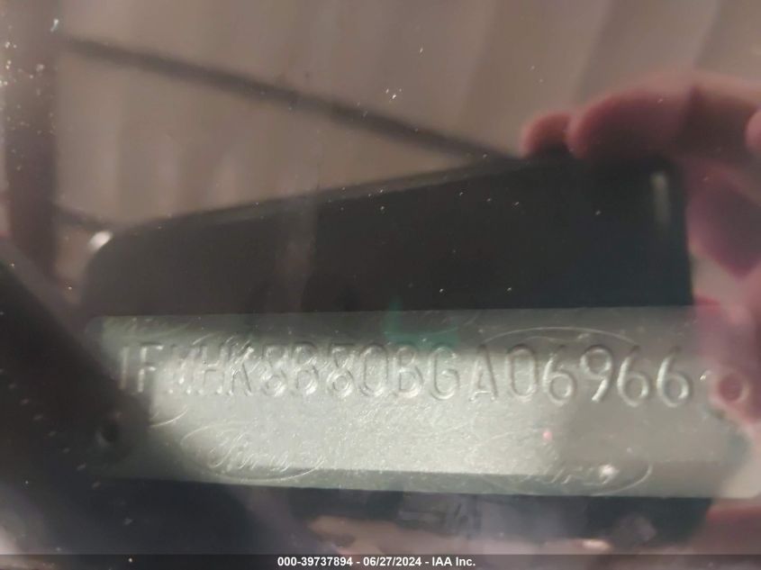 2011 Ford Explorer VIN: 1FMHK8B80BGA06966 Lot: 39737894