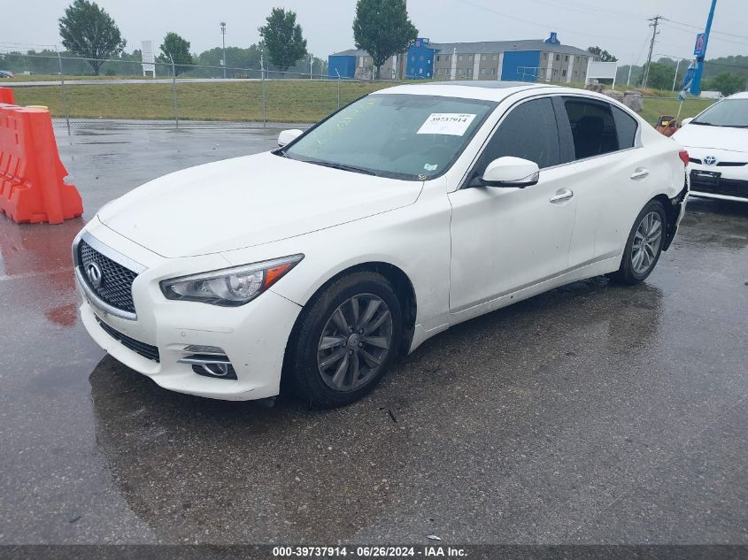 2017 Infiniti Q50 2.0T Premium VIN: JN1CV7AR1HM680177 Lot: 39737914