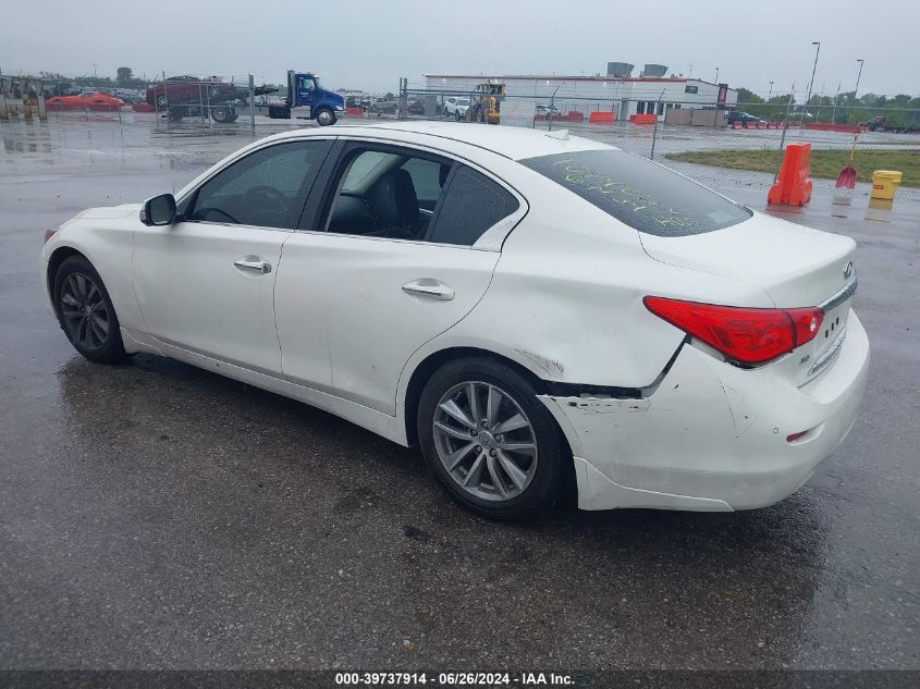 2017 Infiniti Q50 2.0T Premium VIN: JN1CV7AR1HM680177 Lot: 39737914