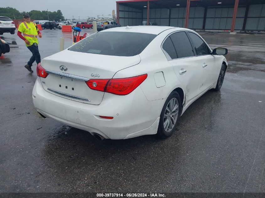 2017 Infiniti Q50 2.0T Premium VIN: JN1CV7AR1HM680177 Lot: 39737914