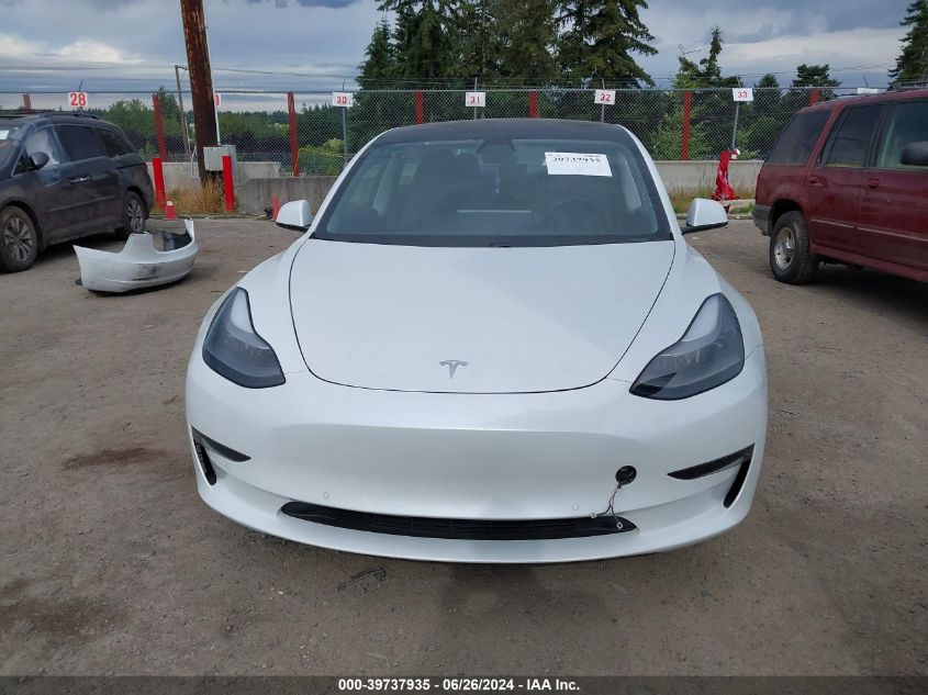 2021 Tesla Model 3 VIN: 5YJ3E1EA9MF871606 Lot: 39737935