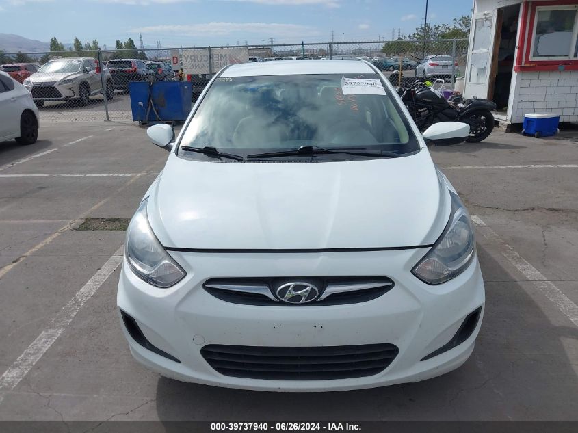 2013 Hyundai Accent Gls VIN: KMHCT4AE4DU284300 Lot: 39737940