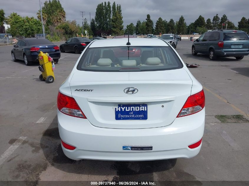 2013 Hyundai Accent Gls VIN: KMHCT4AE4DU284300 Lot: 39737940