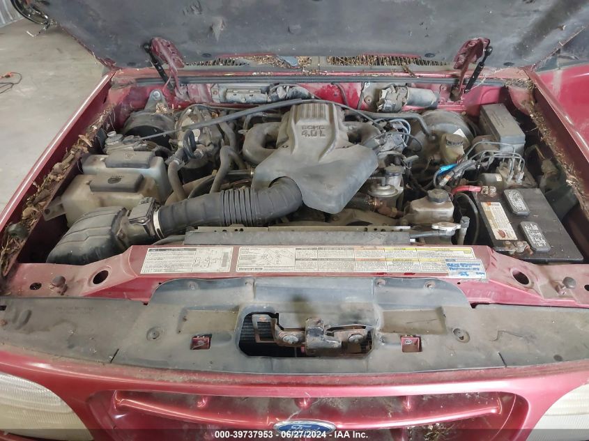 2000 Ford Explorer Xls VIN: 1FMZU72EXYZA54910 Lot: 39737953