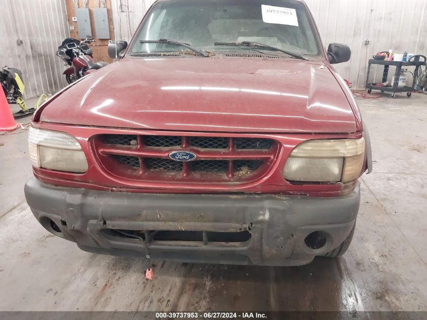 2000 Ford Explorer Xls VIN: 1FMZU72EXYZA54910 Lot: 39737953