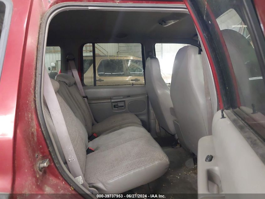 2000 Ford Explorer Xls VIN: 1FMZU72EXYZA54910 Lot: 39737953