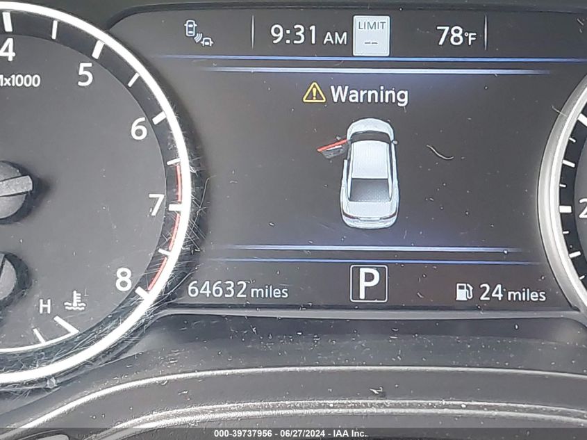 2020 Nissan Maxima Sv Xtronic Cvt VIN: 1N4AA6CVXLC362972 Lot: 39737956