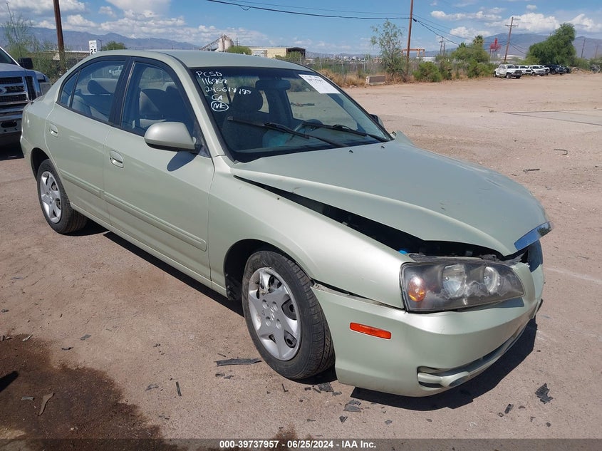 2004 Hyundai Elantra Gls/Gt VIN: KMHDN46D24U745752 Lot: 39737957