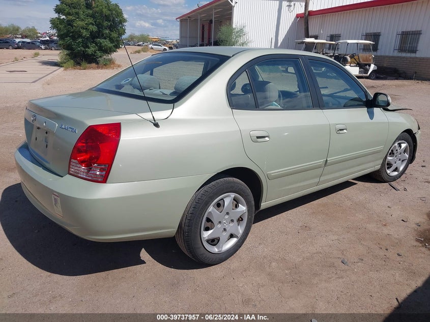 2004 Hyundai Elantra Gls/Gt VIN: KMHDN46D24U745752 Lot: 39737957