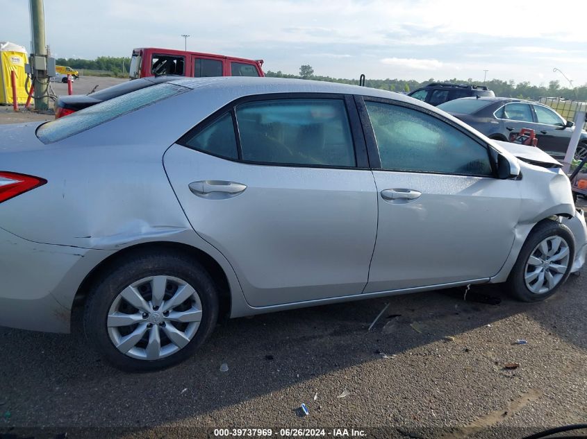 2016 Toyota Corolla L/Le/Le Pls/Prm/S/S Pls VIN: 5YFBURHE5GP561554 Lot: 39737969