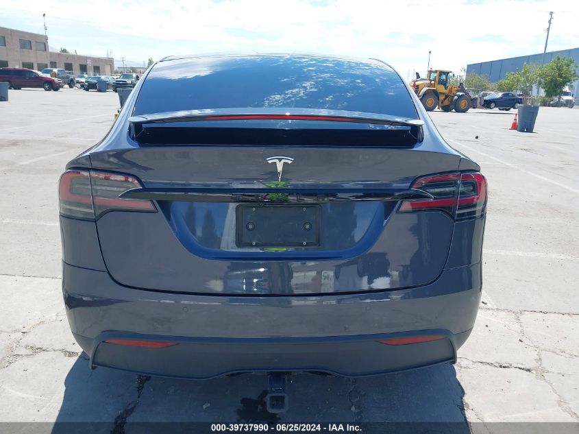 2023 Tesla Model X Dual Motor All-Wheel Drive/Standard Range VIN: 7SAXCBE50PF373690 Lot: 39737990