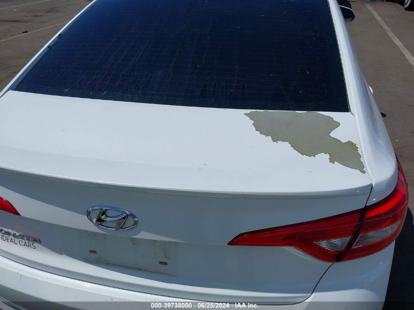 2015 Hyundai Sonata Se VIN: 5NPE24AF2FH196335 Lot: 39738000