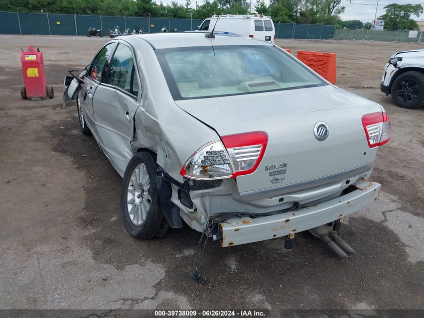 2008 Mercury Milan I4 Premier VIN: 3MEHM08Z78R600907 Lot: 39738009