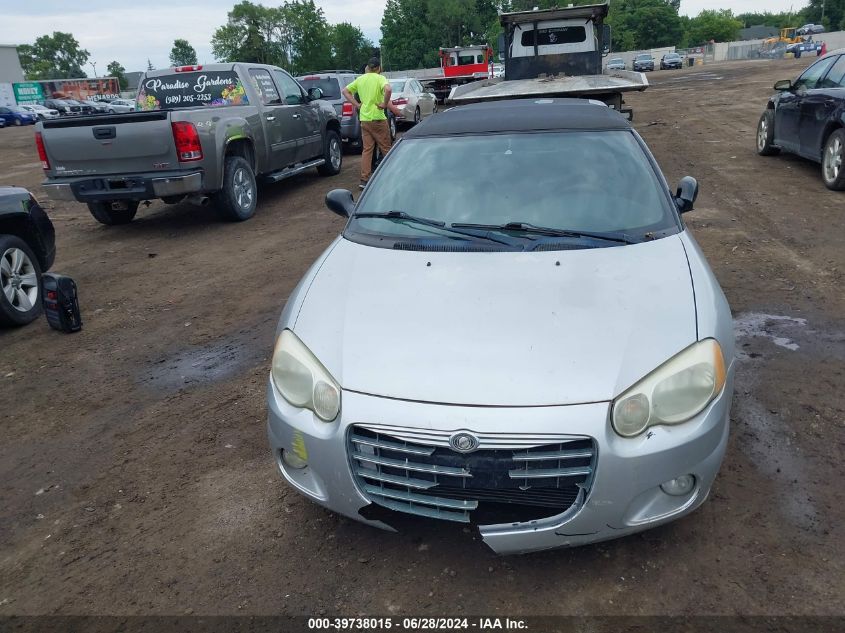 2004 Chrysler Sebring Lxi VIN: 1C3EL55R54N224671 Lot: 39738015