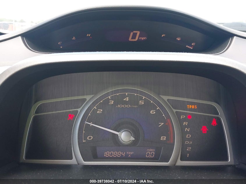 2010 Honda Civic Sdn Lx-S VIN: 2HGFA1F67AH510210 Lot: 39738042