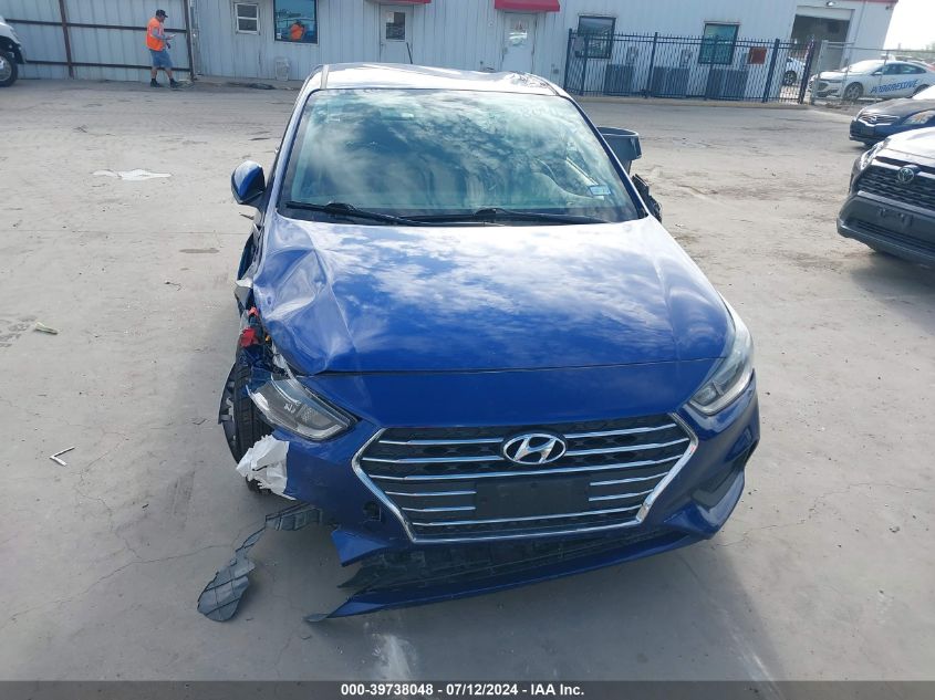 2021 Hyundai Accent Se VIN: 3KPC24A6XME130124 Lot: 39738048