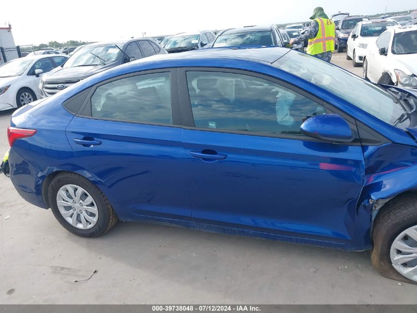 2021 Hyundai Accent Se VIN: 3KPC24A6XME130124 Lot: 39738048