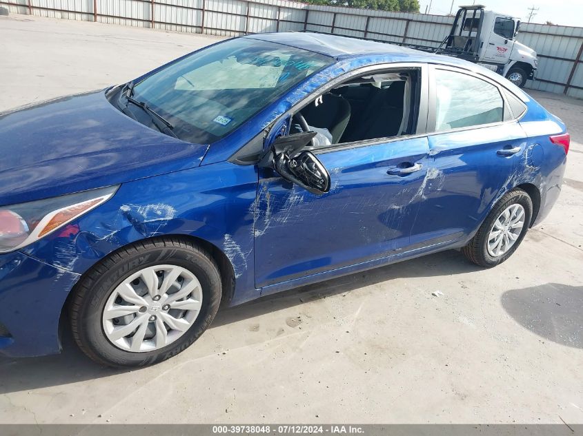 2021 Hyundai Accent Se VIN: 3KPC24A6XME130124 Lot: 39738048