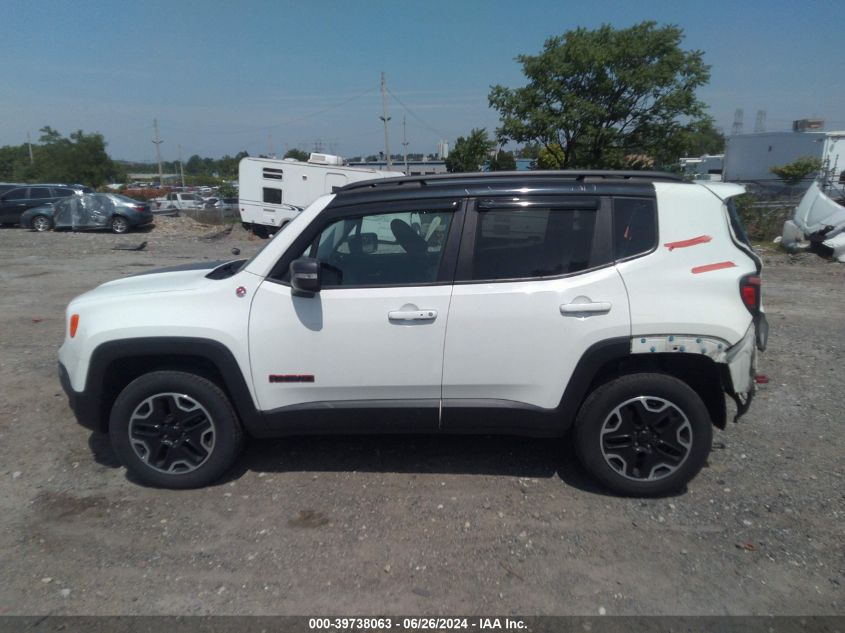 2017 Jeep Renegade Trailhawk VIN: ZACCJBCBXHPE94814 Lot: 39738063