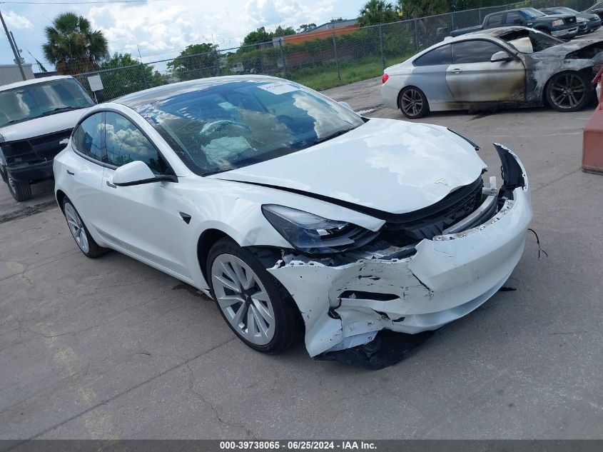 2023 TESLA MODEL 3 REAR-WHEEL DRIVE - 5YJ3E1EAXPF438509