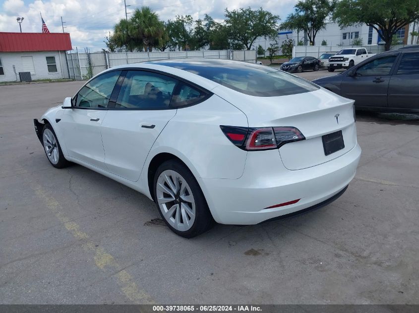 2023 TESLA MODEL 3 REAR-WHEEL DRIVE - 5YJ3E1EAXPF438509