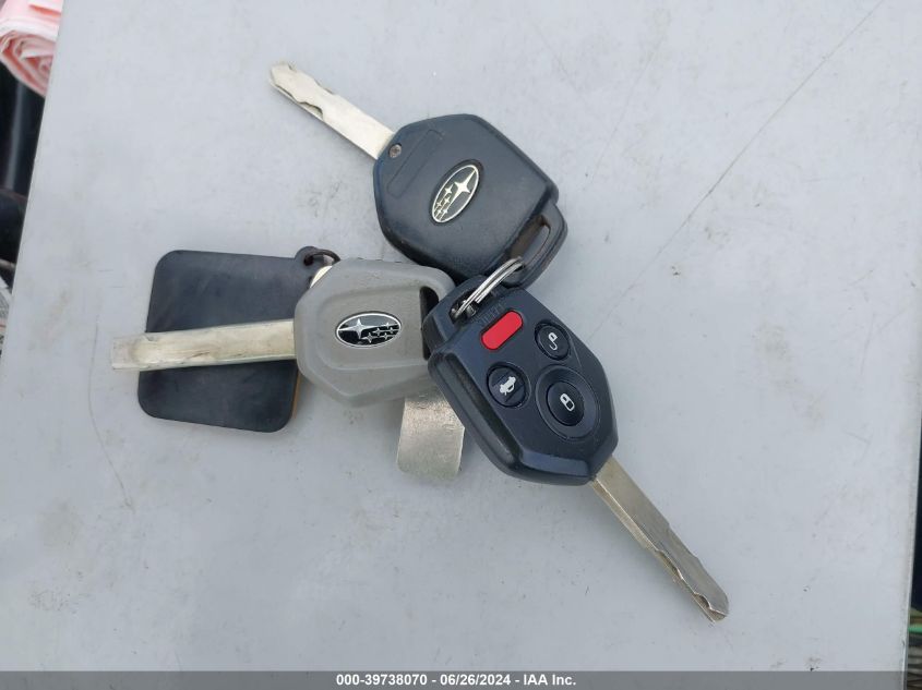 2012 Subaru Outback 2.5I VIN: 4S4BRCAC7C3204740 Lot: 39738070