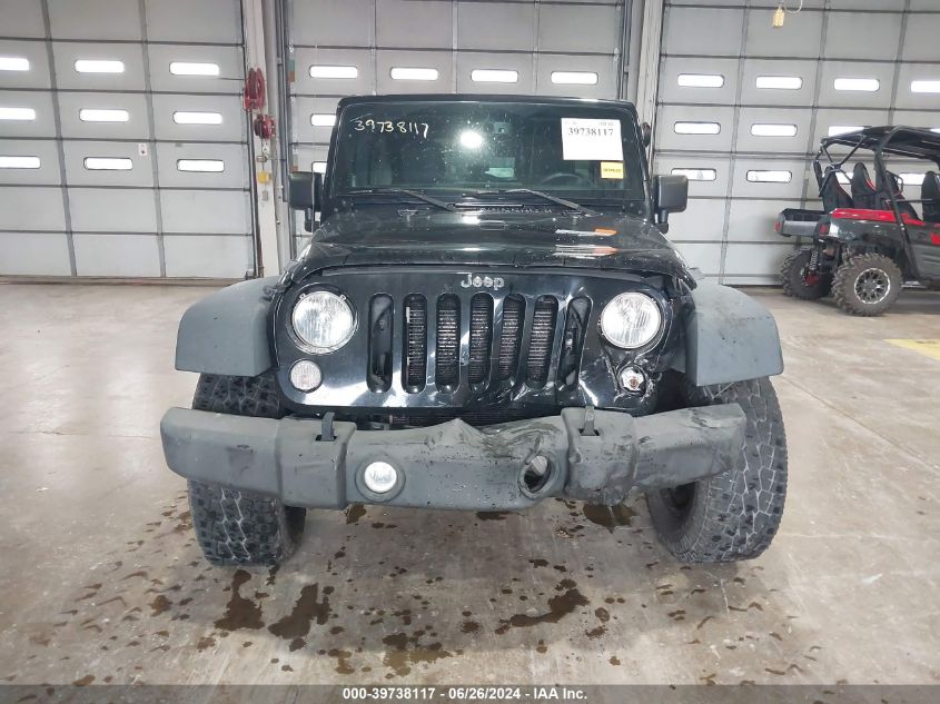 2014 Jeep Wrangler Unlimited Sport VIN: 1C4BJWDG6EL159191 Lot: 39738117