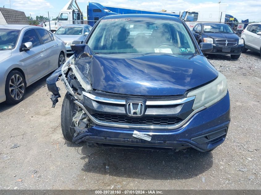 2015 Honda Cr-V Lx VIN: 5J6RM4H34FL007794 Lot: 39738160