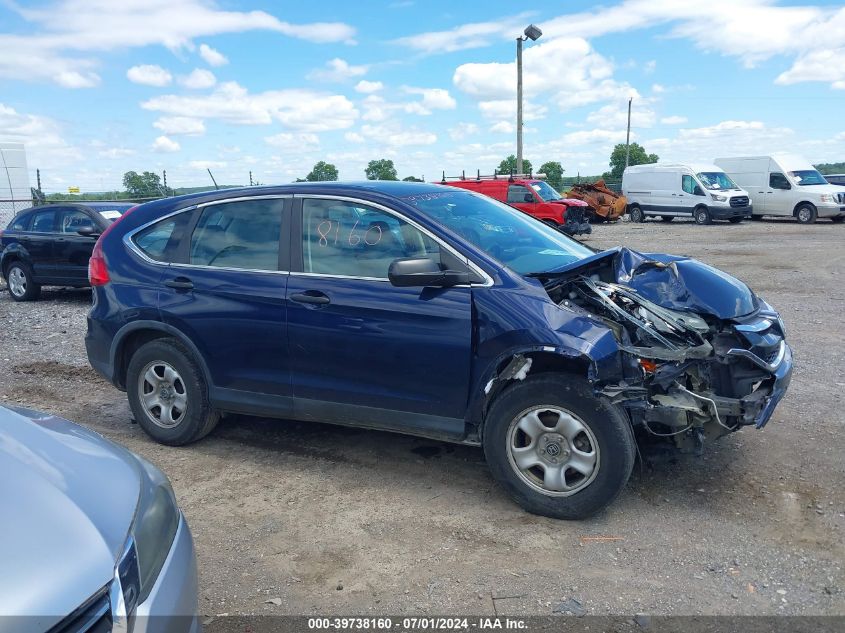 2015 Honda Cr-V Lx VIN: 5J6RM4H34FL007794 Lot: 39738160