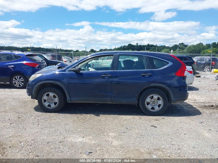 2015 Honda Cr-V Lx VIN: 5J6RM4H34FL007794 Lot: 39738160