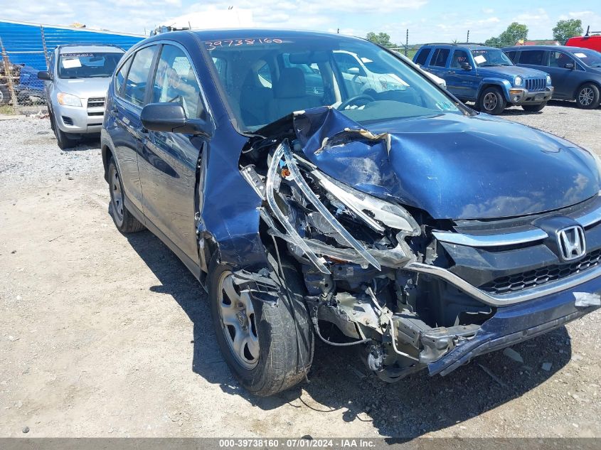 2015 Honda Cr-V Lx VIN: 5J6RM4H34FL007794 Lot: 39738160