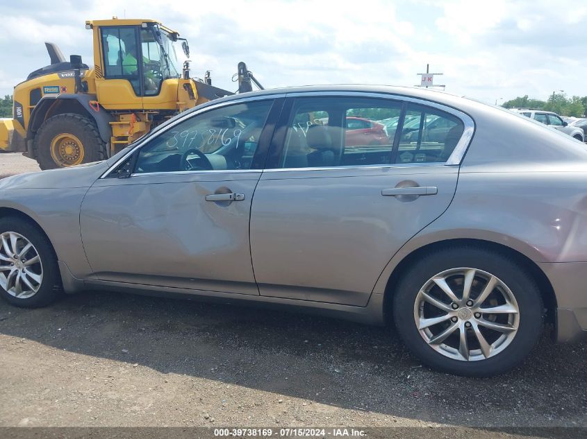 2007 Infiniti G35X VIN: JNKBV61FX7M819115 Lot: 39738169