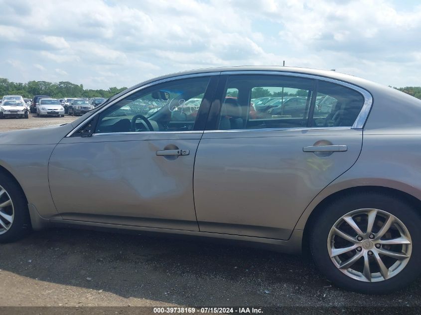 2007 Infiniti G35X VIN: JNKBV61FX7M819115 Lot: 39738169