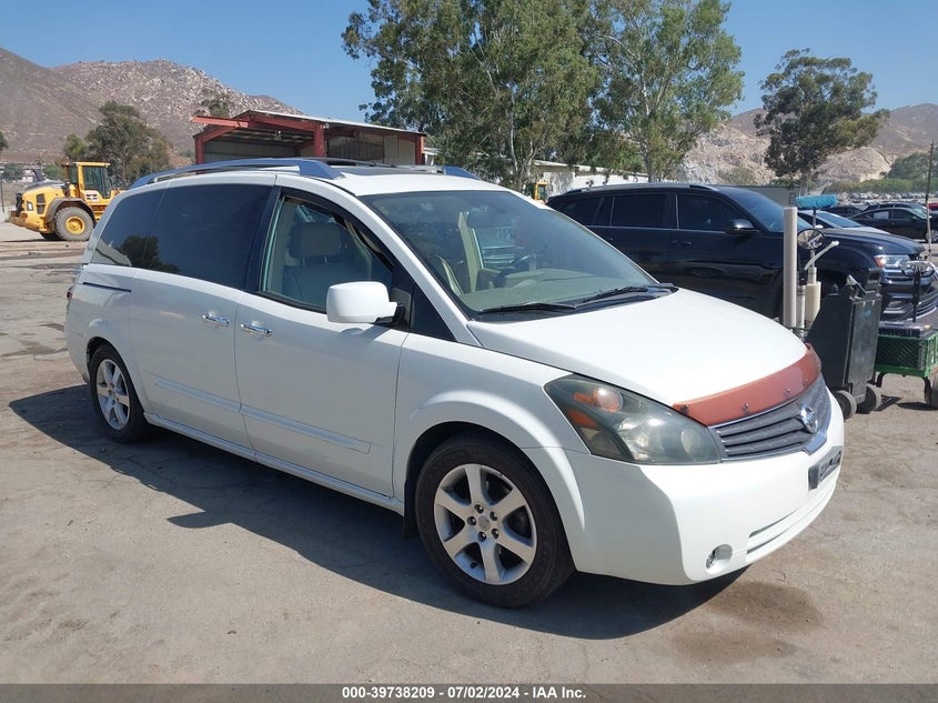 2007 Nissan Quest 3.5 Se VIN: 5N1BV28U97N137802 Lot: 39738209