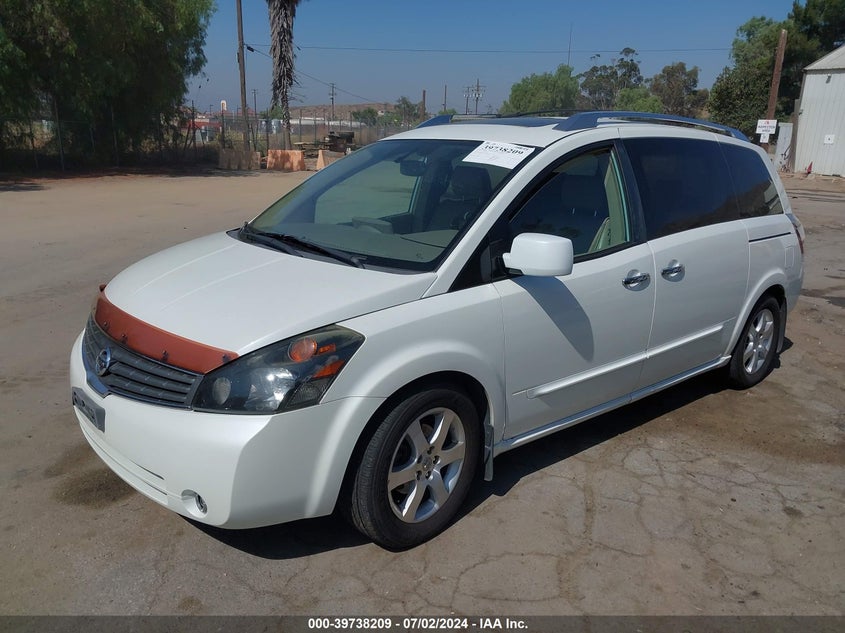 2007 Nissan Quest 3.5 Se VIN: 5N1BV28U97N137802 Lot: 39738209