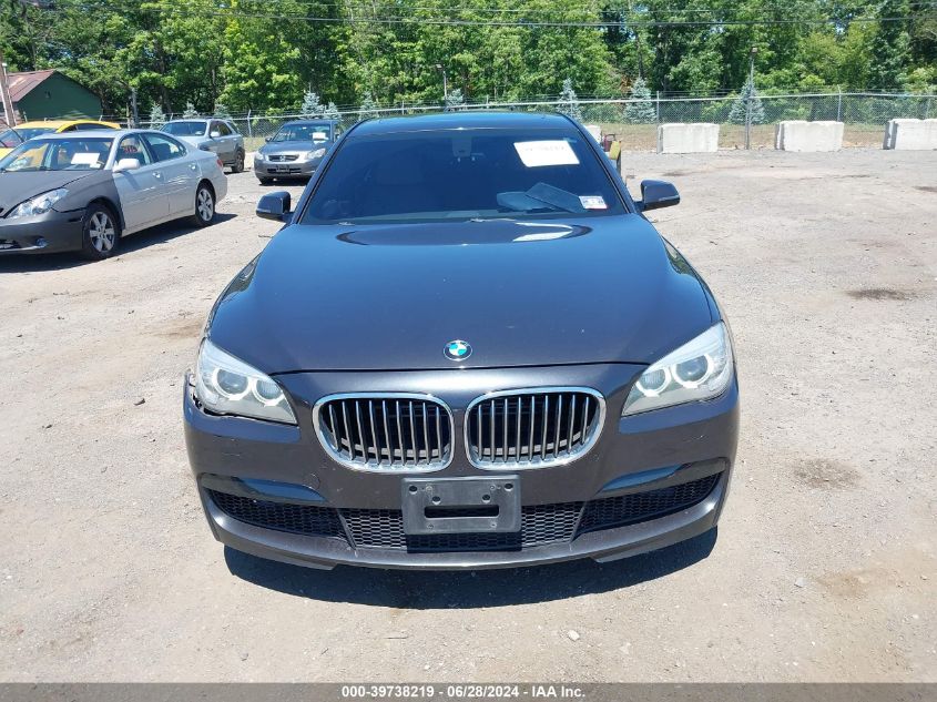 2013 BMW 750I xDrive VIN: WBAYB6C51DD223604 Lot: 39738219