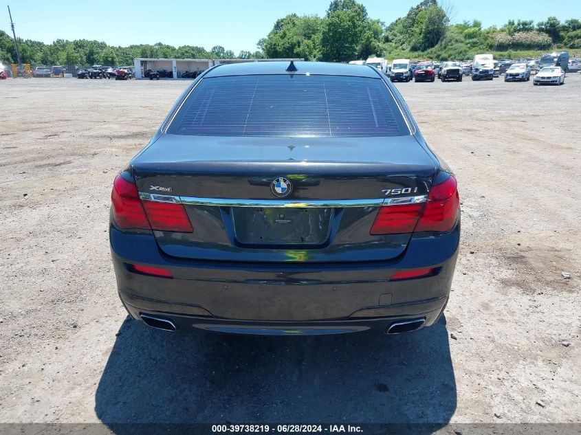 2013 BMW 750I xDrive VIN: WBAYB6C51DD223604 Lot: 39738219