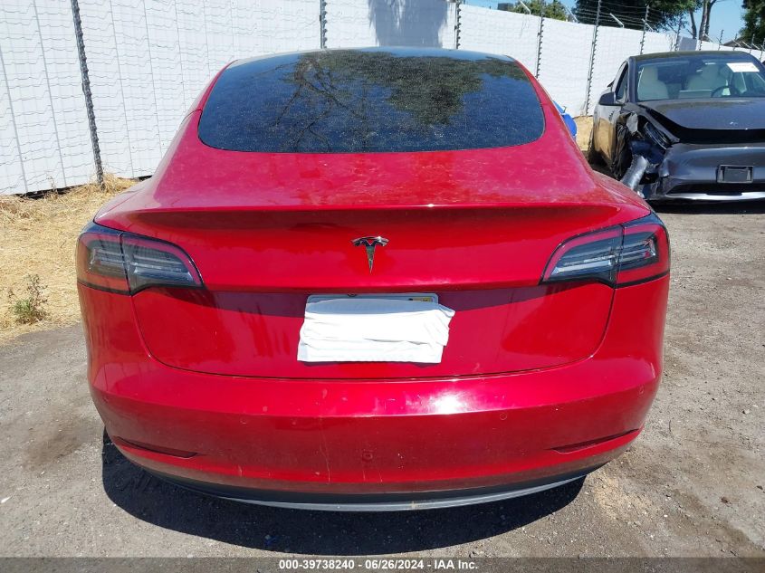 2021 Tesla Model 3 VIN: 5YJ3E1EAXMF878905 Lot: 39738240