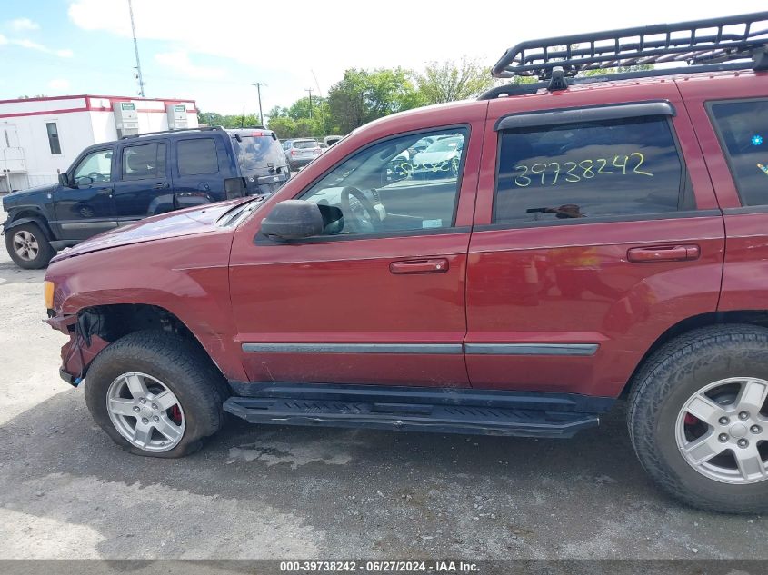 2007 Jeep Grand Cherokee Laredo/Columbia/Freedom VIN: 1J8GR48K87C521602 Lot: 39738242