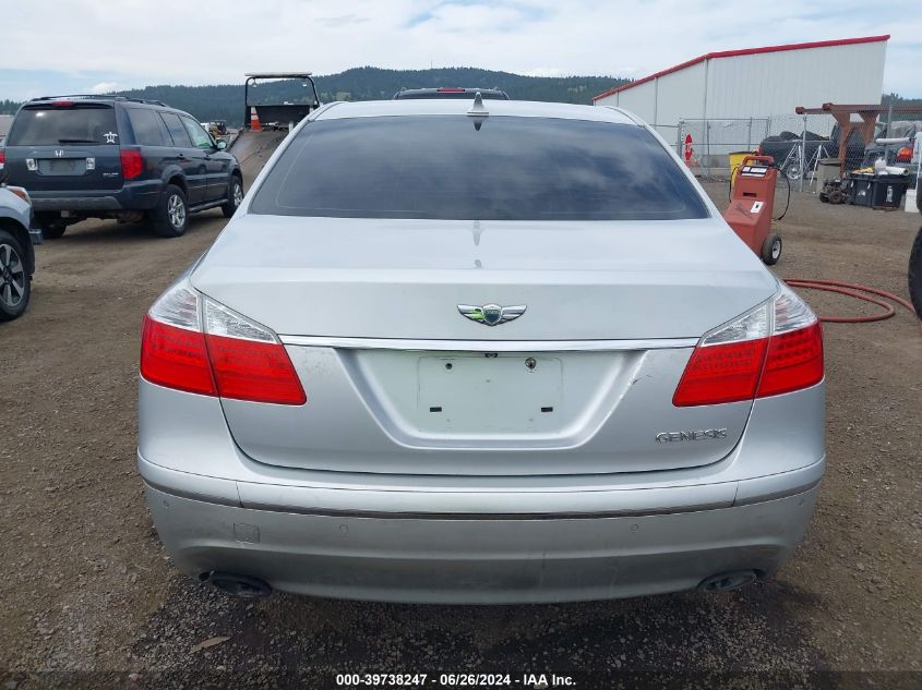 2009 Hyundai Genesis 3.8 VIN: KMHGC46E99U033919 Lot: 39738247