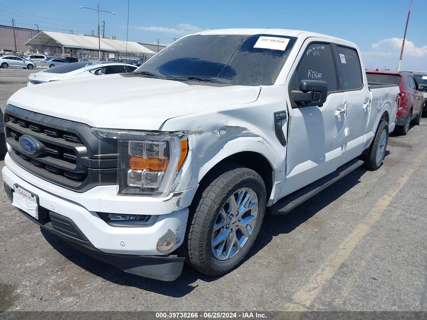 VIN 1FTEW1CP7MFA27699 2021 FORD F-150 XLT