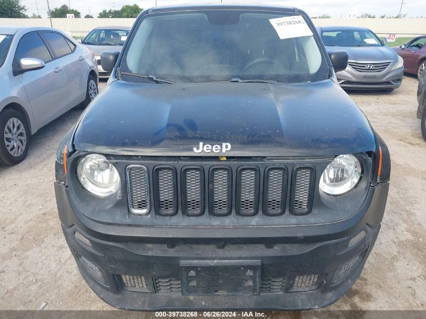 2016 Jeep Renegade Sport VIN: ZACCJAAWXGPC47632 Lot: 39738268