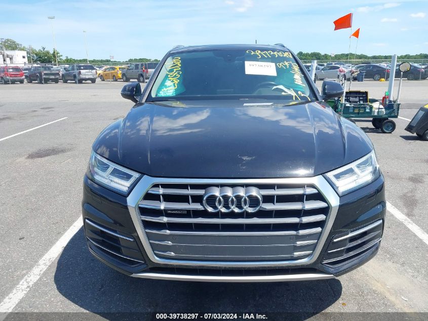 2018 Audi Q5 2.0T Premium/2.0T Tech Premium VIN: WA1BNAFY5J2237208 Lot: 39738297