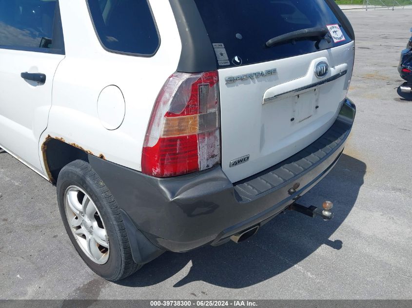 2008 Kia Sportage Lx V6 VIN: KNDJE723787517885 Lot: 39738300